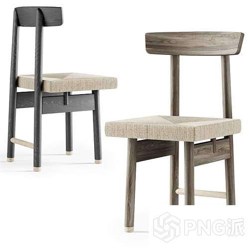 北欧单椅3D模型 - PNG派