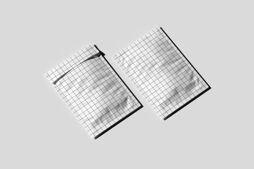 塑料快递包装袋PS样机模板 - PNG派