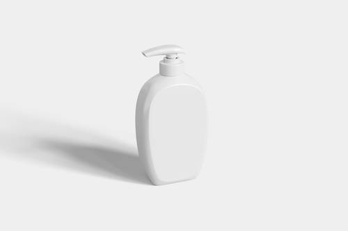 按压式洗护用品瓶包装PS样机模板 - PNG派