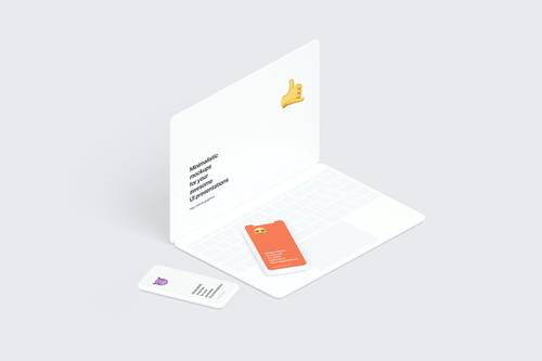 手机网页界面APP展示PS样机模板 - PNG派