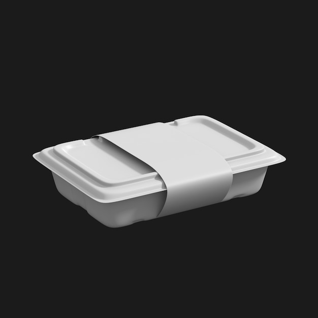 食品容器3D模型 - PNG派