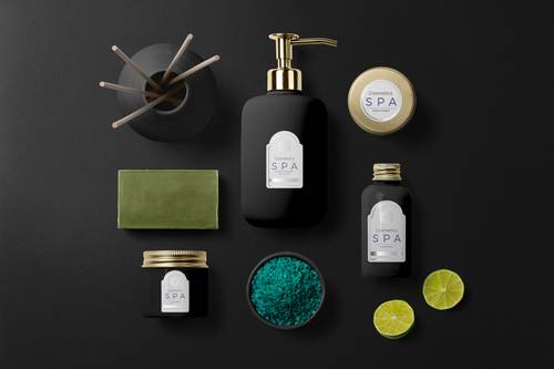 洗浴产品护肤品包装瓶合集PS样机模板 - PNG派