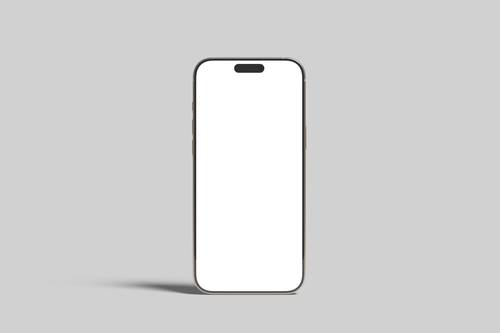 iPhone 16 Pro Max手机PS样机模板 - PNG派