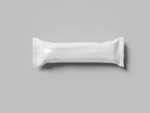 条形袋巧克力零食独立包装PS样机模板 - PNG派