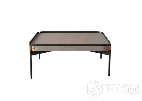 极简茶几边几3D模型 - PNG派