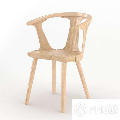 轻奢单椅3D模型 - PNG派