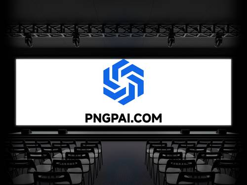 电影院放映厅发布会LED大屏幕PS样机模板 - PNG派