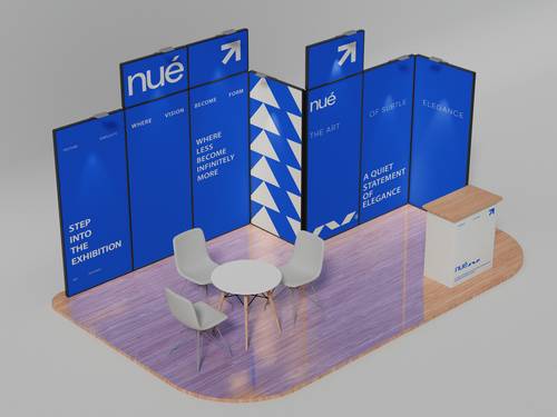 室内外展览展位PS样机模板 - PNG派