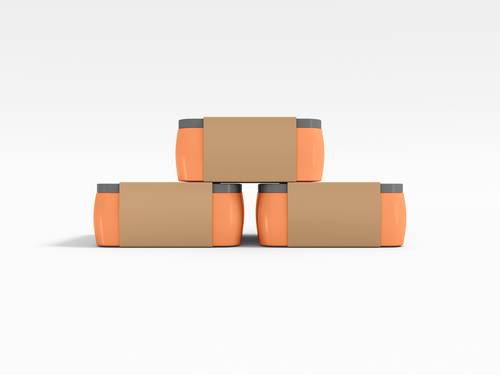 带盖塑料包装盒PS样机模板 - PNG派