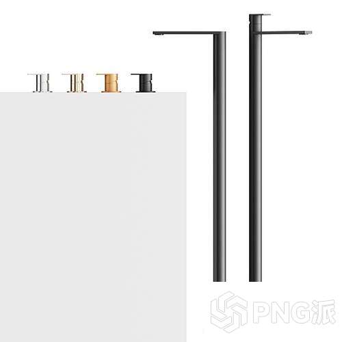 现代浴缸洗手池3D模型 - PNG派