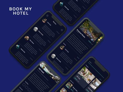 预订我的房间 Ui Kit Dark - PNG派