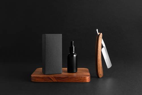 理发店品牌VI样机贴图PS模板 - PNG派