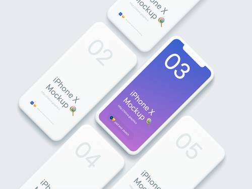 手机网页界面APP展示PS样机模板 - PNG派