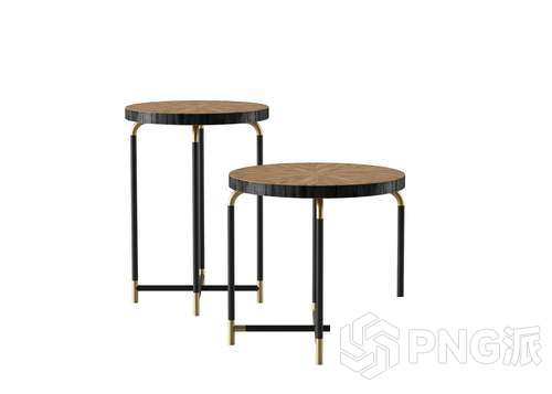 简约茶几边几3D模型 - PNG派